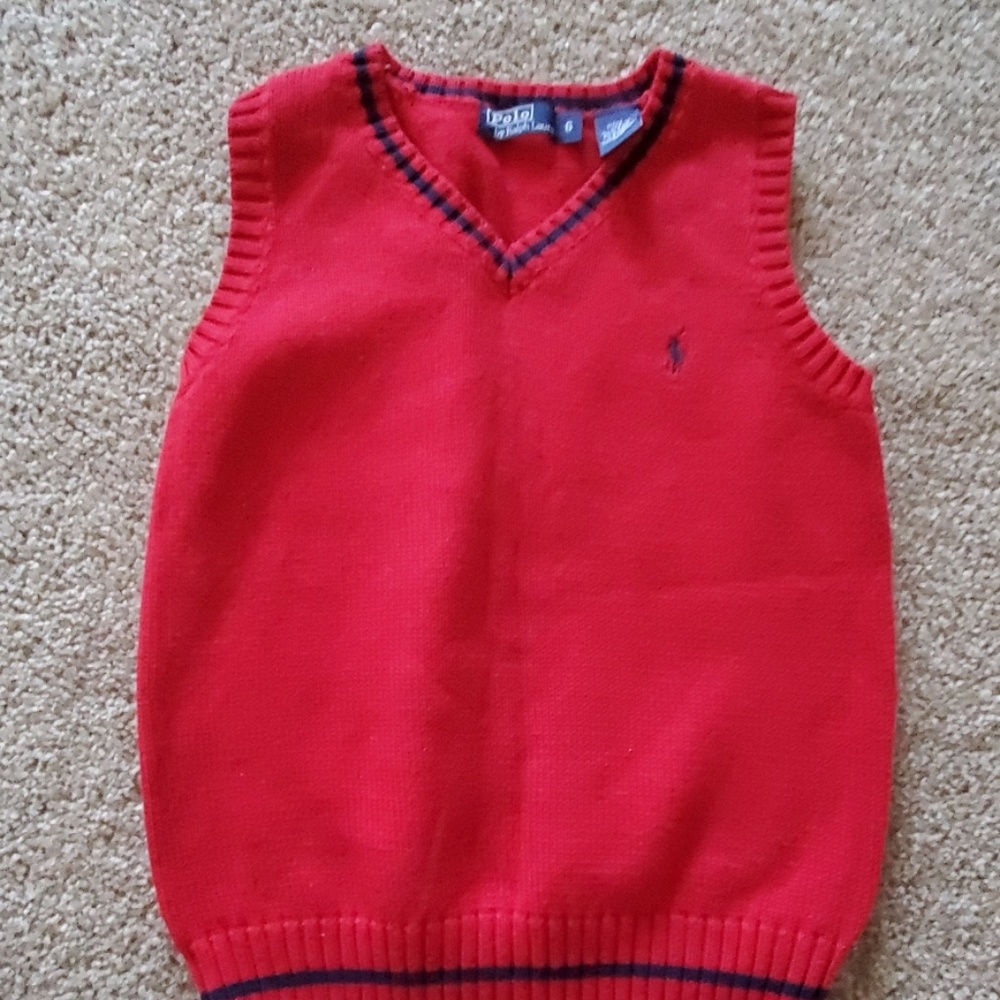 Ralph Lauren sweater vest v neck